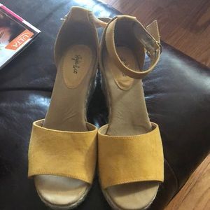 One pair of brand new shoes worn for a few hours